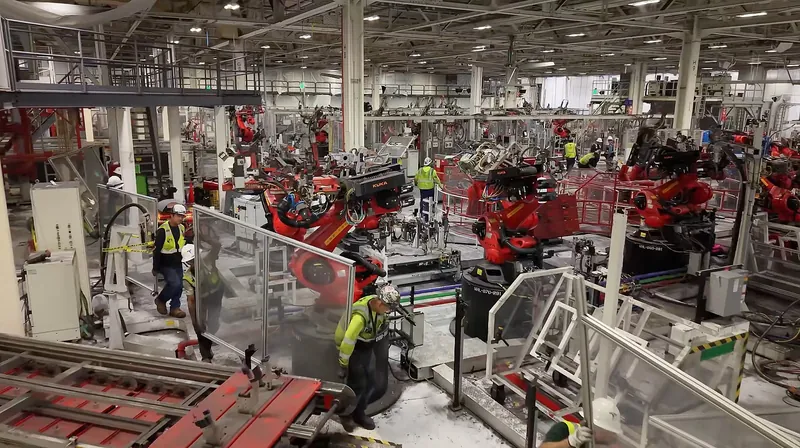 Tesla inicia una línea piloto de producción de Optimus en Giga Texas