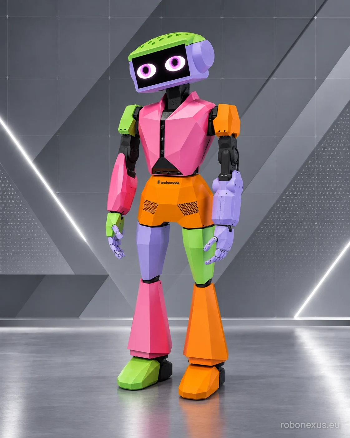Robot humanoide sobre ruedas Andromeda Abi — Robonexus