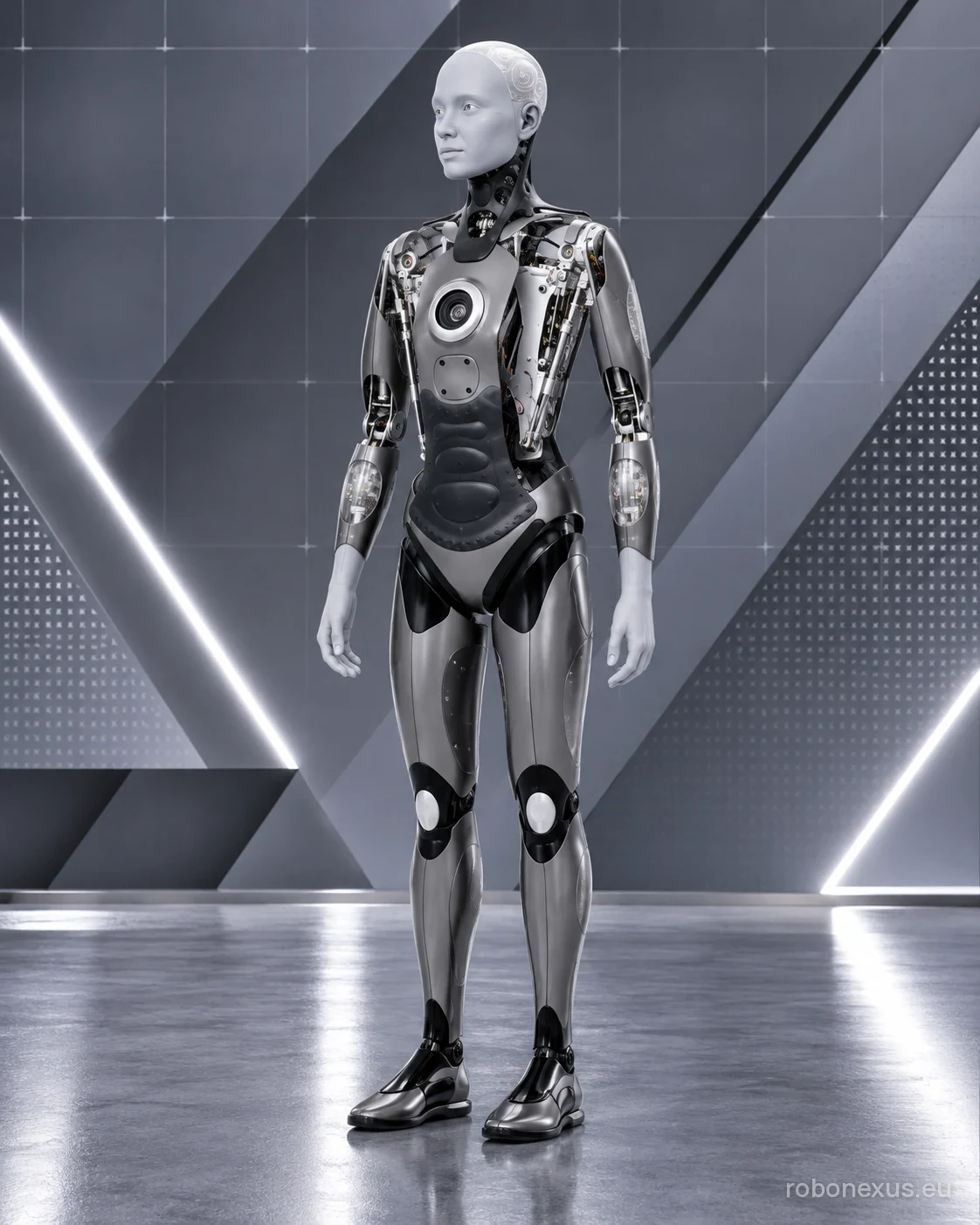 Robot humanoide social (estático) Engineered Ameca — Robonexus